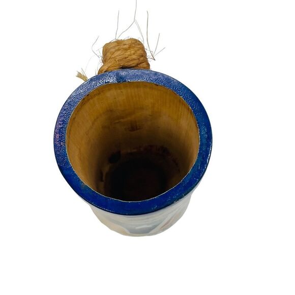 Handmade Wooden Bamboo Houston Texans Draft Mug - Picture 6 of 7